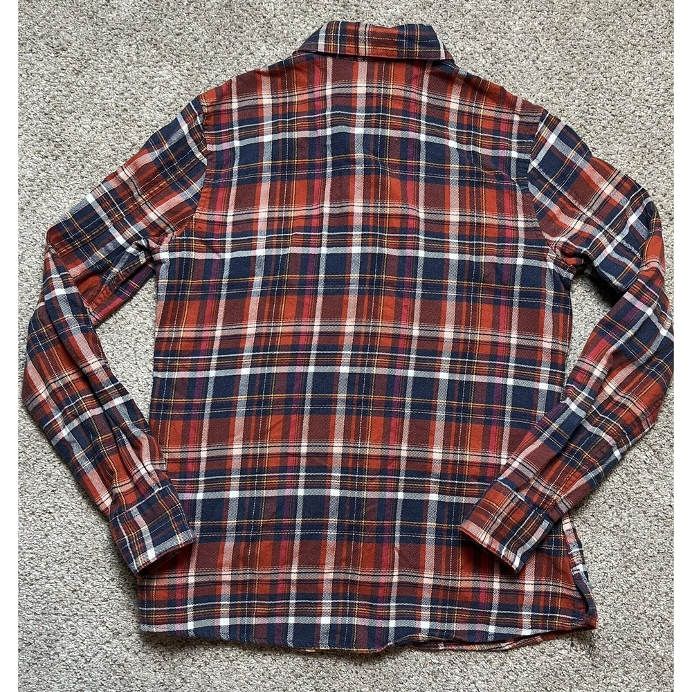 Patagonia Shirt Women's Size 2 Multicolor Plaid Flannel Button Up Outdoors - Picture 6 of 7